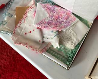 The linen department is open and waiting for you on the second floor! Towels, sheets, blankets, quilts and more! Vintage to new, in unopened packages! We have it all!