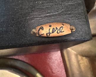 FANTASTIC FIND! This is a VERY OLD RARE C. JERE ABSTRACT FLOWER ATOMIC STYLE 33" TALL TABLE SCULPTURE - Signed!