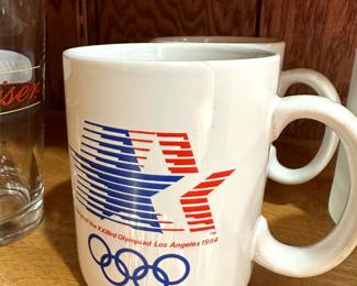 A small collection of OLYMPIC Mugs and Glasses! Multiple Years represented!