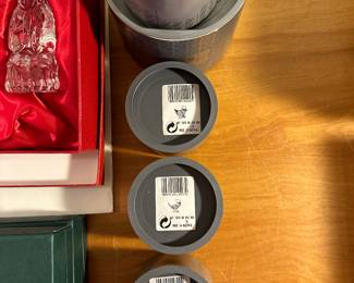 The Christmas Department is coming along nicely! There are MANY collections throughout! Swarovski Figurines!