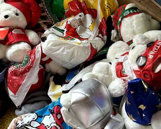 Santa Bears from Hudson's and Marshall Fields!