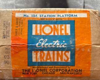 A 1949 treasure trove of NEW OLD STOCK Lionel Train and accessories! Most never have seen daylight! Many mint, unused, undisplayed, and sealed in the original box.