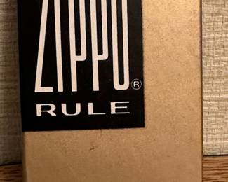 A fantastic Vintage Zippo Rule Tape Measure! Mint in the original package! SUNOCO Advertisement!