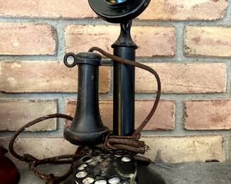 Antique Western Electric Candlestick Rotary telephone!