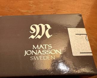 A BEAUTIFUL Swedish Crystal Fish Sculpture! MIOB!