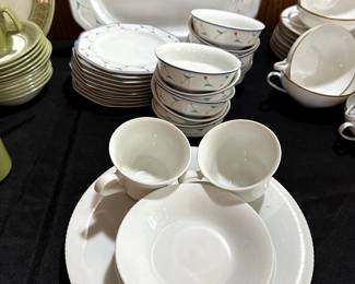 The top set with the platter are Christopher Stuart and the bottom set are Ascot from Japan!