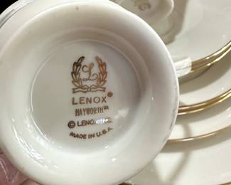 A sweet service for TWO Lenox China "MAYWORTH" (We have LENOX throughout the house!)