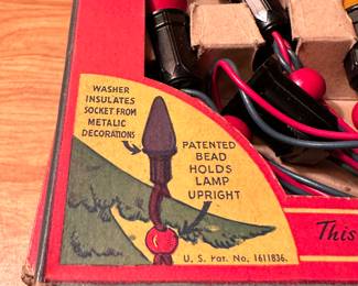 Here is yet another - ANOTHER example of the fantastic Vintage Christmas at this sale! FOUR Boxes of NOMA Safety Plug Christmas Lights! These too are in EXCELLENT CONDITION!