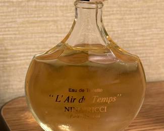 A Vintage bottle of L' Air du Temps Eau de Toilette by Nina Ricci!