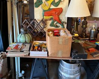 The KEG under the table was full until my staff finished it! (Sara was very thirsty!) 🍺