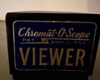 Here is ANOTHER Vintage MCM 35mm Viewer! This one is wooden and in the original box!