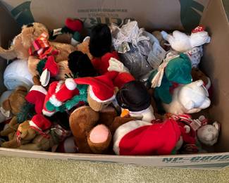 The Christmas Department is coming along nicely! There are MANY collections throughout! Lots of Small Christmas Plush!