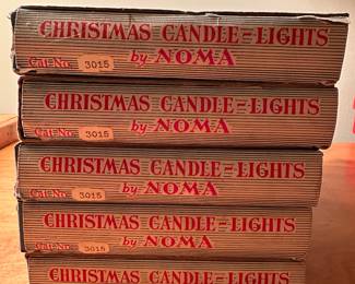 Here is yet ANOTHER example of the fantastic Vintage Christmas at this sale! FIVE Boxes of NOMA Christmas Lights!These are in EXCELLENT CONDITION!