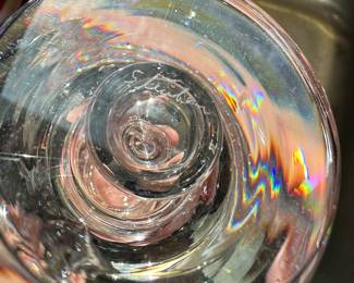 A PAIR OF STEUBEN SIGNED CANDLE HOLDERS!