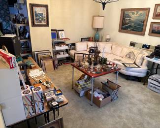 A shot of the dining room from the foyer! Filled to the rim, displayed and ready for you to shop for treasures!