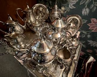 We have several Silver Tea/Coffee Server Sets!