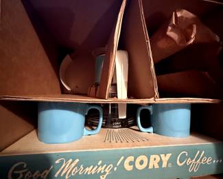 A great MCM coffee set from CORY! MINT IN THE ORIGINAL BOX! UNUSED!