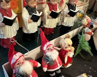 The Christmas Department is coming along nicely! There are MANY collections throughout! More vintage Christmas!