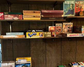 An entire wall of games from Vintage to modern!