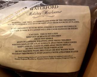 A 2002 WATERFORD Christmas Tree! IN THE ORIGINAL BOX!