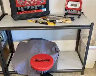 Tool Set, Saws, Light, Stool