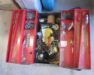 Hardware Filled Tool Box