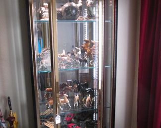 Lighted Display Cabinet, 30" X 82" High
