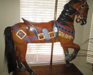 "Stein & Goldstein" 100 Year Old Carousel "Prancer" Horse.  Painted & Restored by Lisa Liepman Restoration Studio, California