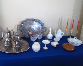 Variety of Serving Pieces