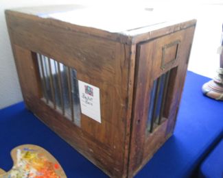 Old Ballot Box  (See Ephemera Next Photo)