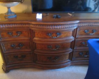 Bombay-Style 9-Drawer Dresser by Drexel