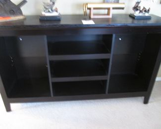 Black Shelving Unit