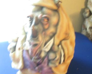 Ceramic "Rhino in Yellow Suit" by Todd Warner,           14" X 9"