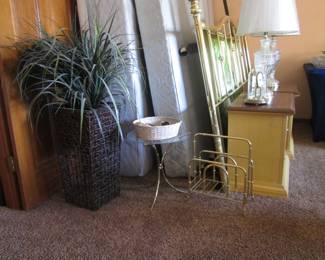 Brass Accessories + King-Size Headboard