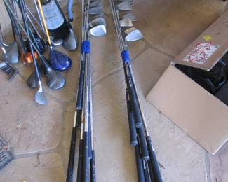 Variety of Golf Clubs