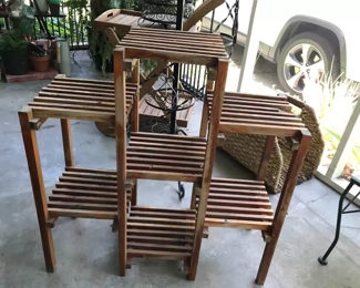 Love this little plant stand. Shows some wear...but has character.