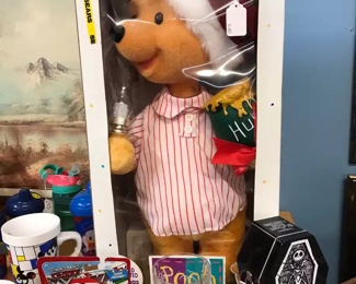Winnie the Poo from Sears still in his box for Chritmas