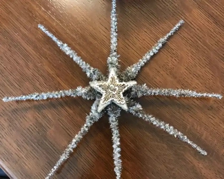 Love this vintage 8 point silver star