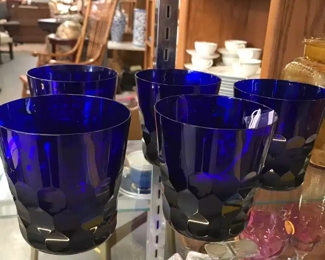 Beautiful Cobalt Blue Short Tumblers