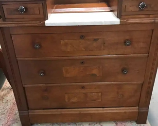 Antique Dresser with glove boxes