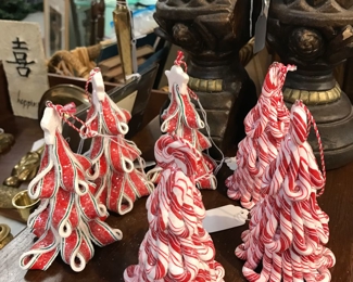 Don't you just love our ribbon and candy cane tree ornaments?