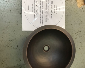 Bronze Sink...ready to install