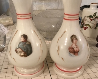 Opaline Napoleon and Josephine Shades.