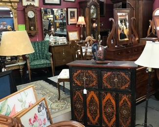 Tibetan Designed Chest. Unique Doors and Drawers