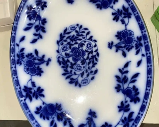 Vintage White and Blue 