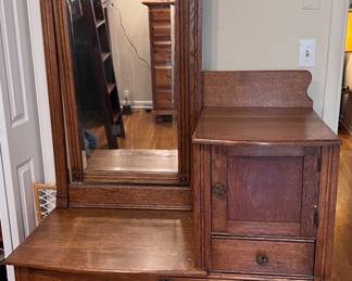 Antique dresser with mirror