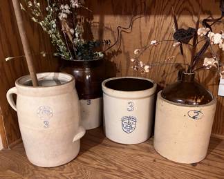 #3 crocks and #2 jug