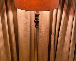 Brass floor lamp