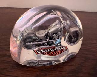 Harley Davidson paperweight