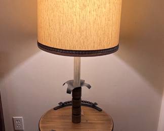 Vintage side table lamp